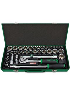 TOPTUL Toptul 1/2-Inch Drive 6-Point Metric And Sae Socket 38-Pieces Set  - Image 2