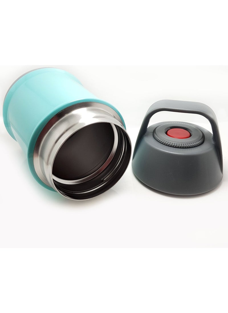 miYou - Blue 304 Steel 450 ml Vacuum Baby Food Storage Thermos Mug CIN297MV - Image 1