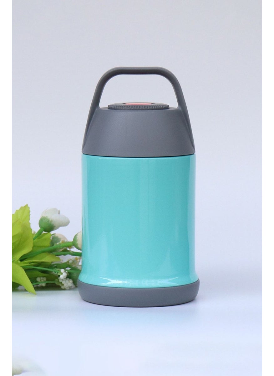 miYou - Blue 304 Steel 450 ml Vacuum Baby Food Storage Thermos Mug CIN297MV - Image 1