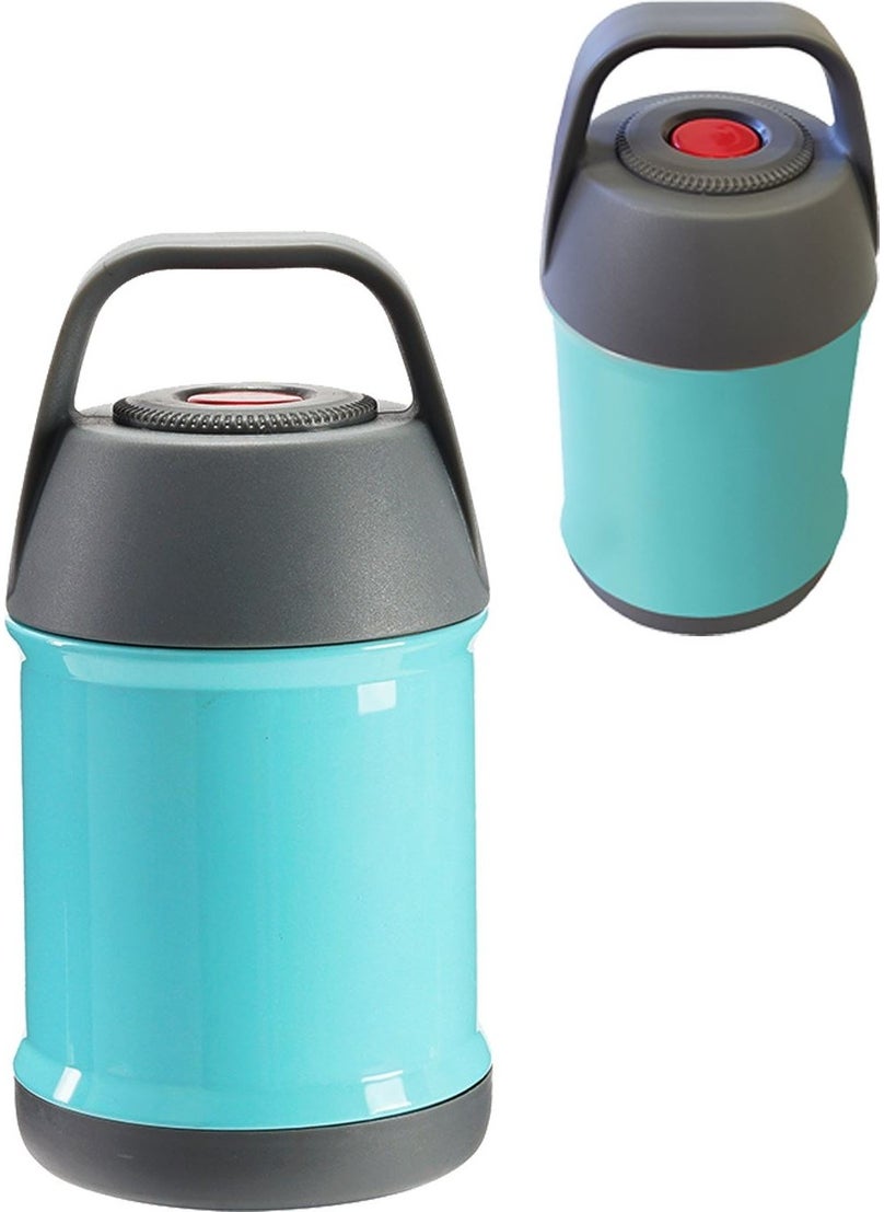 miYou - Blue 304 Steel 450 ml Vacuum Baby Food Storage Thermos Mug CIN297MV - Image 1