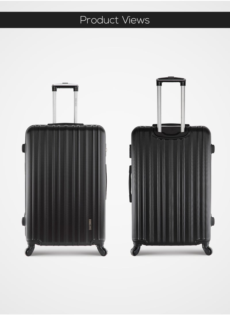 PARAJOHN PARAJOHN  20″ Cabin Hardside Spinner Luggage Trolley for Sleek Travel -BLACK  - Image 2