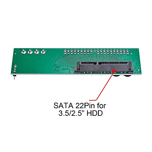 xiwai SATA Disk to IDE/PATA 40Pin Motherboard Converter Adapter PCBA for Desktop & 2.5 3.5" Hard Disk Drive - Image 4