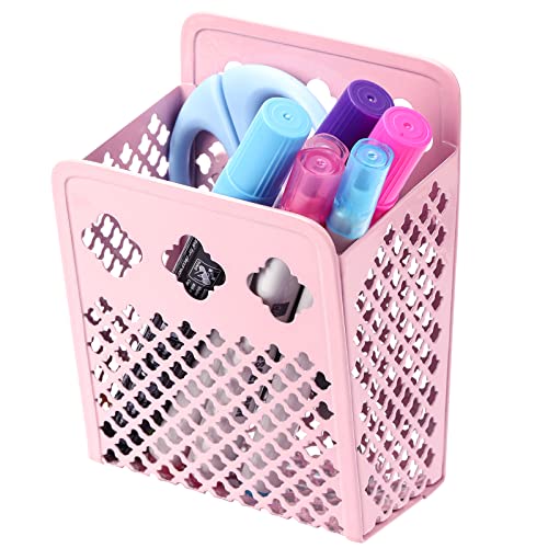 zeyce Magnetic Pencil Holder - Magnetic Locker Organizer, 1 Pack Pen Holder Locker Accessories for School and Office (1 Pack Pink) - Image 1