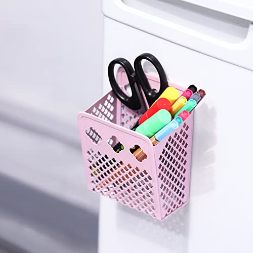 zeyce Magnetic Pencil Holder - Magnetic Locker Organizer, 1 Pack Pen Holder Locker Accessories for School and Office (1 Pack Pink) - Image 3