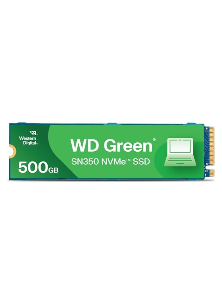 الرقمية الغربية ويسترن ديجيتال 500GB WD SN350 SSD بمنفذ PCIe الجيل الثالث x4 مستديمة v1.3 M.2 2280 سرعة قراءة تصل إلى 2400 ميجابايت ثانية كتابة 1500 ميجابايت ثانية محرك الحالة الصلبة داخلي  - Image 1