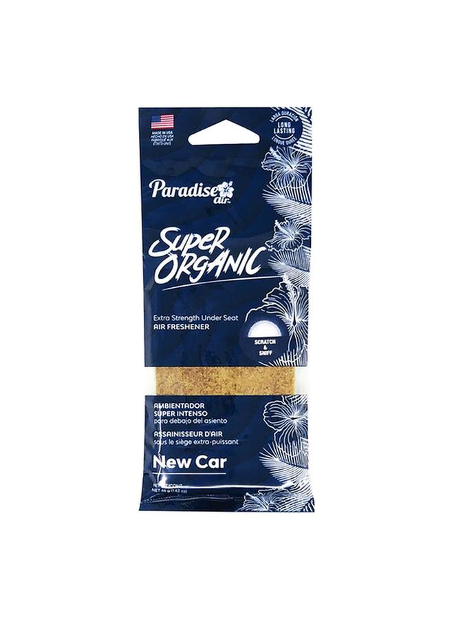 Paradise Extra Strength Under Seat Long Lasting Super Organic New Car Air Freshener Brown - Image 1