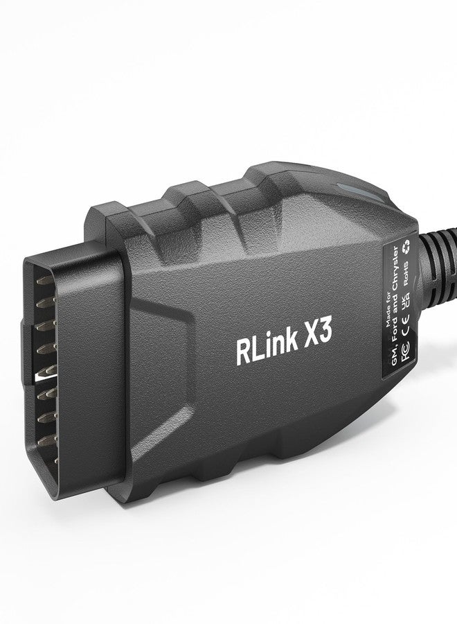 TOPDON RLink X3 OBD2 Adapter for GM/Ford/Chrysler, J2534 Pass-Thru Programmer, OBD USB FORScan Adapter, OEM Programming and Diagnostic Tool, Fit for 8+ OE Software, Supports J2534/CAN-FD, Auto Switch - Image 1