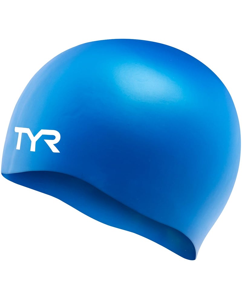 TYR Wrinkle Free Silicone Swim Cap (Black) - Image 1