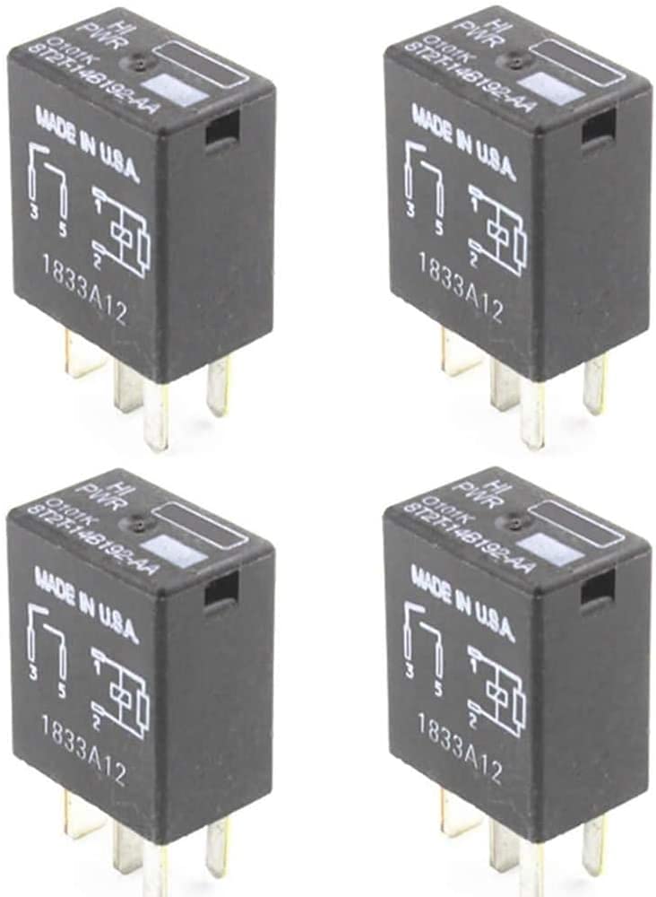 JESUNK 4 Pack 8T2T-14B192-AA Multi-Function Relay 4-PIN 8T2T14B192AA OEM Relays Compatible for F150 F-250 - Image 5