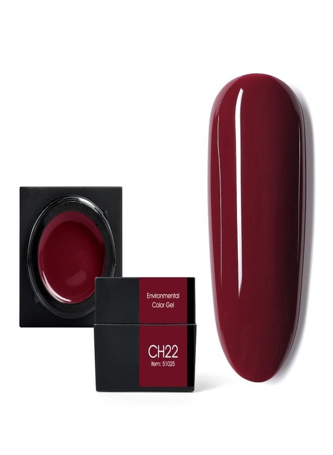 Canni جل طلاء الأظافر كاني لون مَد 1 قطعة 5 مل من بيل غاغا® طلاء جل قابل للإزالة LED لأظافر الصالون DIY في المنزل فرشاة غير مشمولة CH22-نبيذ - Image 1