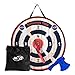 NSG Tomahawk Toss Foam Axe Throwing Game for Kids Two Lightweight Axes with Large Easy Stick Target WoodBlackredBlue JS7000 - Image 3
