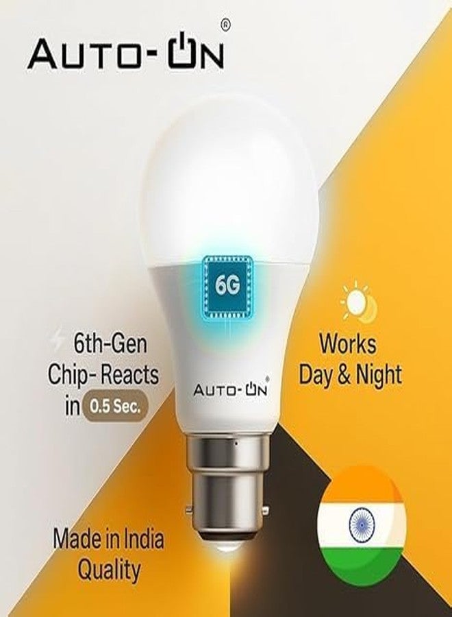 Auto-ON Motion Sensor LED Bulb (20W) (Automatic ON/OFF) (Works both during Day/Night) (Only Motion Sensing)-Surge Protector-(One Year Warranty) - Cool White- Pack of 1 - Image 2