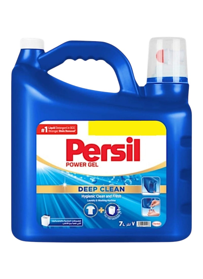 Persil - Power Gel laundry liquid with deep cleaning technology, For Top-Loading Washing Machines, Perfect Cleanliness, Dense Foam And Long-Lasting Freshness 7L - Image 1