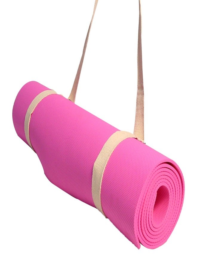 USI UNIVERSAL Yoga Mat, 60cmx183cm Yoga Mat, Dense Foam, Non-slip, Durable, Light Weight 4 mm Yoga Mat For Men & Women, High Density Anti-Tear Exercise Yoga Mat with Carrying Strap - Image 1