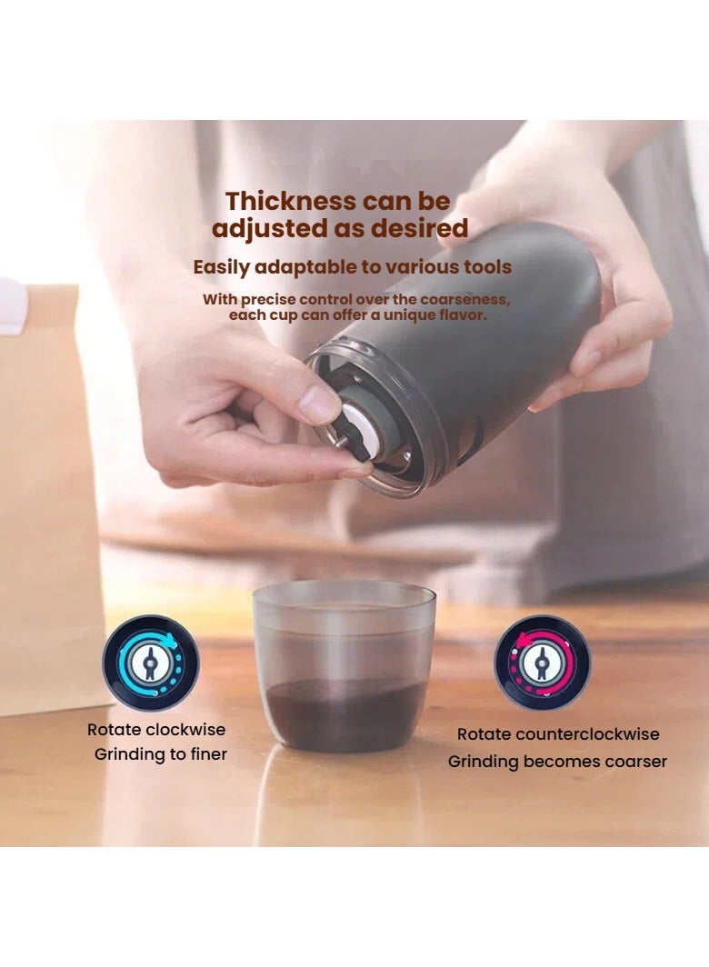 general Portable Coffee Grinder Electric USB Rechargeable Coffee Bean Grinder Adjustable Coarseness Small Home Coffee Mill - Image 2