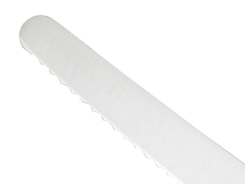 Mercer Culinary M23210 Millennia Black Handle, 10-Inch Wide Wavy Edge, Bread Knife - Image 4