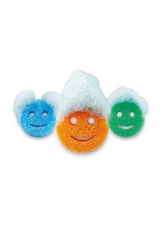 Scrub Daddy Flex Texture Multicolour Sponge - Scratch-Free Dish Sponge Colour Variety Pack - BPA Free & Made with Polymer Foam - Stain & Odor Resistant Kitchen Sponge – Assorted, Pack Of 1.  - Image 5