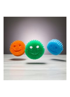 Scrub Daddy Flex Texture Multicolour Sponge - Scratch-Free Dish Sponge Colour Variety Pack - BPA Free & Made with Polymer Foam - Stain & Odor Resistant Kitchen Sponge – Assorted, Pack Of 1.  - Image 4
