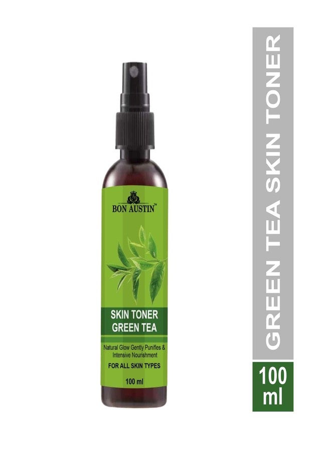Bon Austin Green Tea Face Toner for Radiant Glow Skin Toner with Vitamin C/Pore Tightening Toner for Men & Women Pack of 2 of 100 ML - Image 2