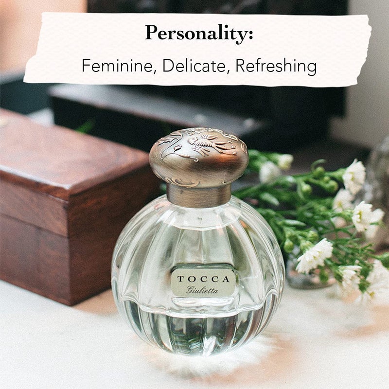 Tocca Giulietta Women's Perfume, 1.7oz (50 ml) - Fresh Floral, Pink Tulips, Green Apple, Vanilla Orchid Fragrance - Hand-Finished Bottle - Image 4