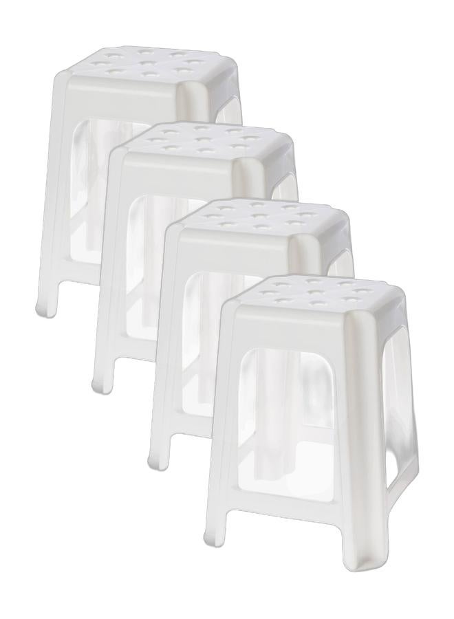 Cosmoplast Square Stool (Pack of 4) - Image 1