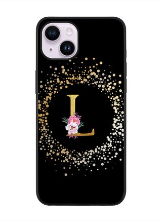 Rugged Black edge case for Apple iPhone 14 Plus, Soft Flexible Phone case Custom Monogram Initial Letter Floral Pattern Alphabet - L (Black) - pzsku/ZA724FAF25863869CE51BZ/45/_/1704954885/b59244ca-ace8-41a8-a5da-4599a6c1e2a8