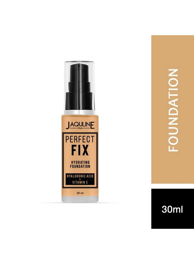 Jaquline USA Profix Ultra Hydrating Foundation 30Ml Golden Beige 3 ;Highly Nourishing ; Lightweight ; Chemicalfree ; Velvety Touch ; Long Lasting ; Hyaluronic Acid & Vitamin E ;Easily Blendable - Image 3