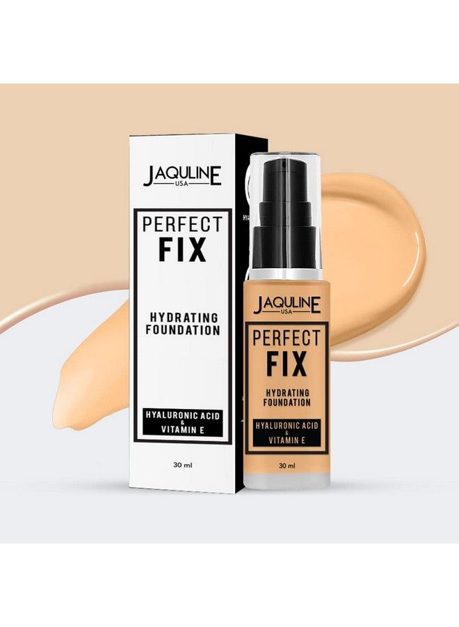 Jaquline USA Profix Ultra Hydrating Foundation 30Ml Golden Beige 3 ;Highly Nourishing ; Lightweight ; Chemicalfree ; Velvety Touch ; Long Lasting ; Hyaluronic Acid & Vitamin E ;Easily Blendable - Image 4