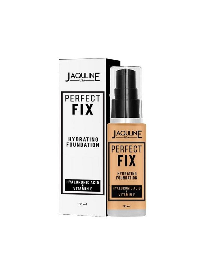 Jaquline USA Profix Ultra Hydrating Foundation 30Ml Golden Beige 3 ;Highly Nourishing ; Lightweight ; Chemicalfree ; Velvety Touch ; Long Lasting ; Hyaluronic Acid & Vitamin E ;Easily Blendable - Image 2