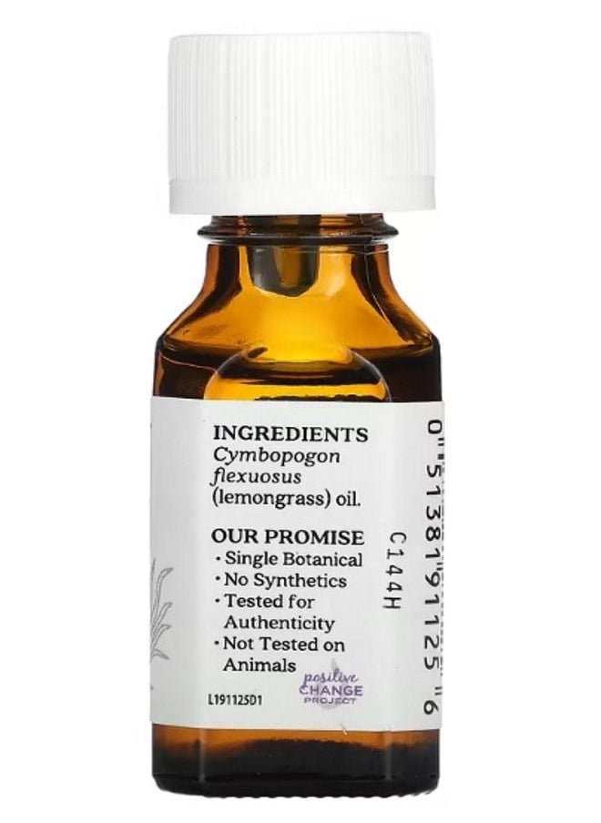 Aura Cacia Pure Essential Oil Lemongrass 0.5 fl oz 15 ml  - Image 2