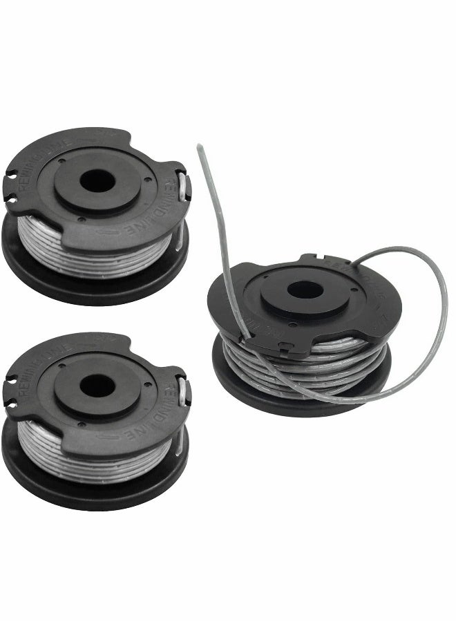 Generic 3Pcs Grass Trimmer Accessories Spools, Replacement 13.1Feet x 0.062inch/ 4 m x 1.6 mm Spool Line Strimmer Spool and Line Compatible with ART 23SL, for ART 26SL  - Image 1