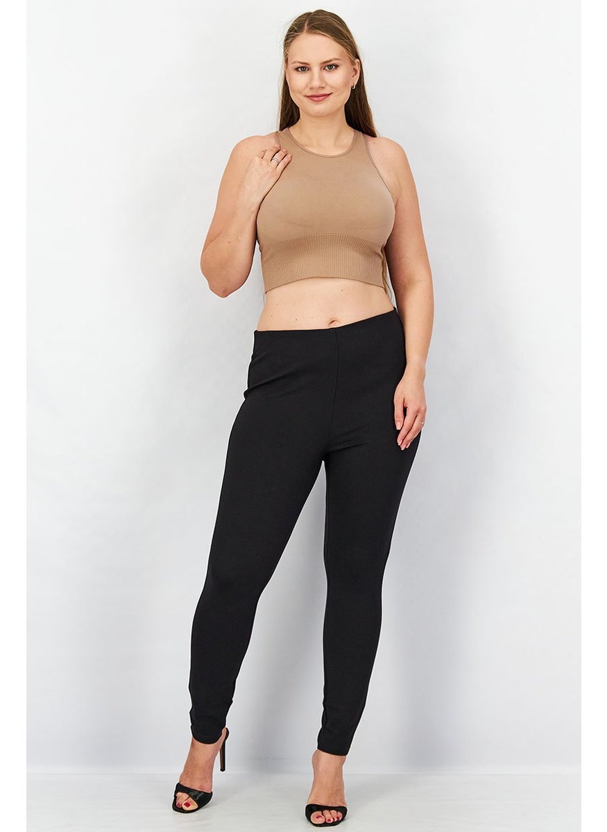 Women Solid Ankle Length Leggings, Black - pzsku/ZA725243A2C46AC5E75E4Z/45/_/1740495388/befbe80e-74df-49f9-a8d7-f190ec590673