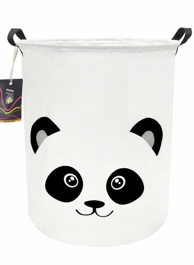 HKEC Baby Laundry Hamper,Kids Laundry Baskets,Waterproof Toy Storage Bin,Dirty Clothes Hamper for Nursery,Panda Gift Baskets,Boys Bedroom Decor(Panda) - Image 1