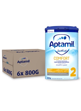 Comfort 2 Follow-On Formula Milk From 6-12 Months, Dietary Management of Colic & Constipation, Easy To Use Pack
