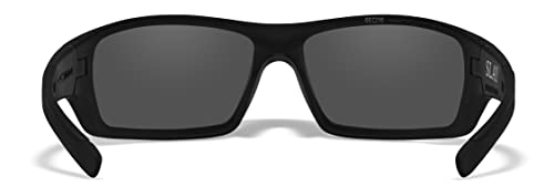 Wiley X Slay Sunglasses, Safety Glasses for Men and Women, UV Eye Protection for Shooting, Fishing, Biking, and Extreme Sports, Matte Black Frames, Grey Tinted Lenses Ballistic Rated - Image 3