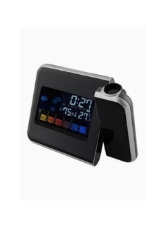 Generic Digital Alarm Clock With Projector Black  15x10.5 centimeter  - Image 1