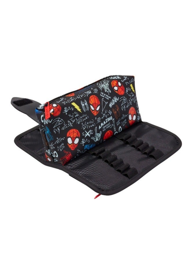 OCTOBER Spiderman Flip Buckle Pencil Case student stationery bag multifunctional children's Pencil Case Cute school supplies - Image 2