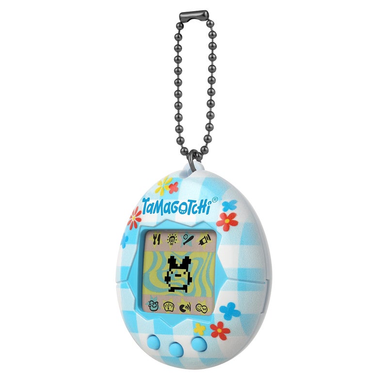 Tamagotchi تاما غوتشي الأصلية - زهور قماش غينغهام (شعار محدث) - Image 5