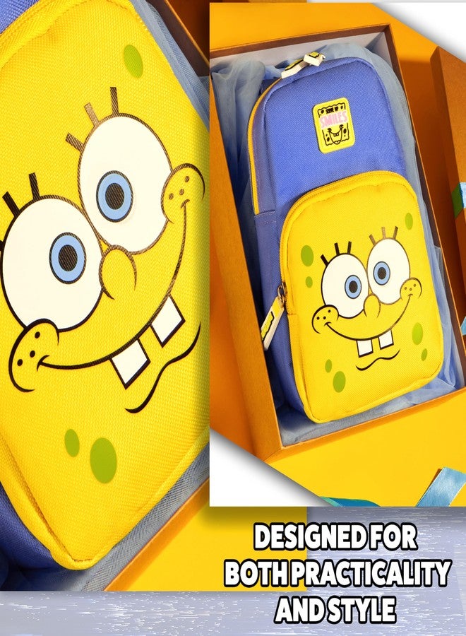 SPONGEBOB SQUAREPANTS Girls Crossbody Bag, Cute Bag for Money Phone, Teens Girls Gifts - Image 5
