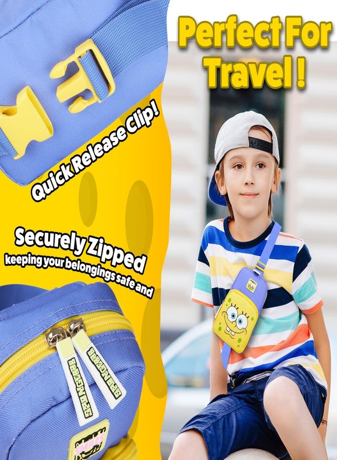 SPONGEBOB SQUAREPANTS Girls Crossbody Bag, Cute Bag for Money Phone, Teens Girls Gifts - Image 4