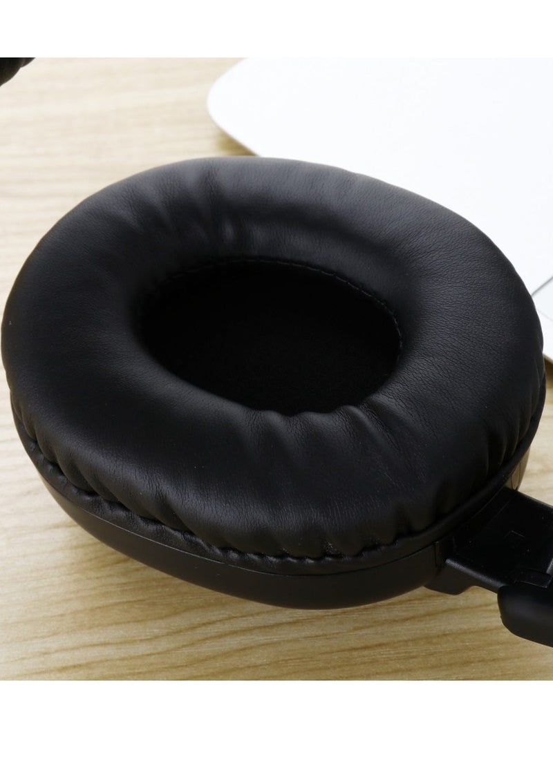SODO SD-1101 Wireless Headphone - Supports Bluetooth 5.0 connection - Charging cable - Very distinctive shape that matches all categories - Chic - AUX input - TF card support - Supports FM radio - Foldable - Very pure Hi-Fi sound with built-in microphone - Elegant design with the highest materials - Black