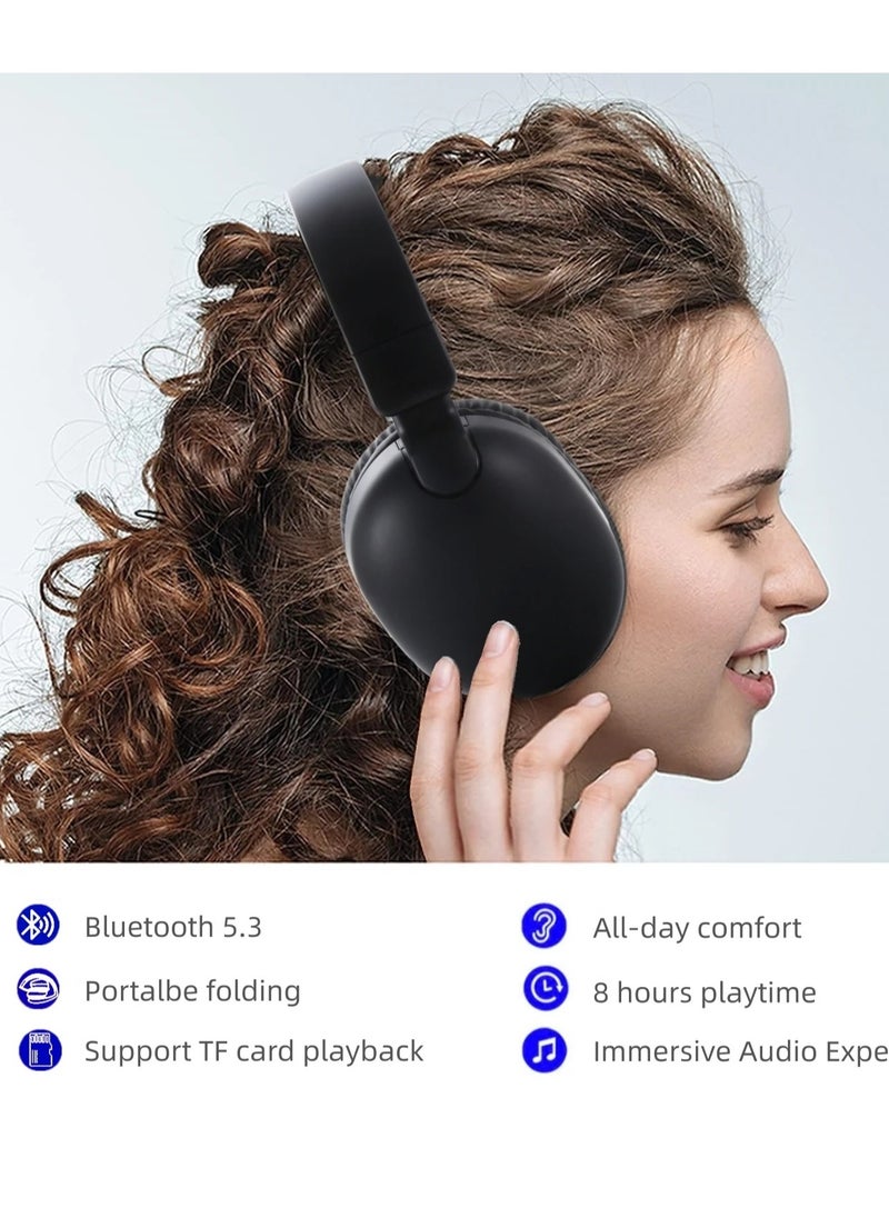 SODO SD-1101 Wireless Headphone - Supports Bluetooth 5.0 connection - Charging cable - Very distinctive shape that matches all categories - Chic - AUX input - TF card support - Supports FM radio - Foldable - Very pure Hi-Fi sound with built-in microphone - Elegant design with the highest materials - Black
