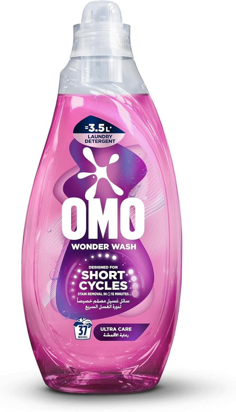 OMO Wonder Wash Liquid Laundry Detergent 1480ml - Image 2