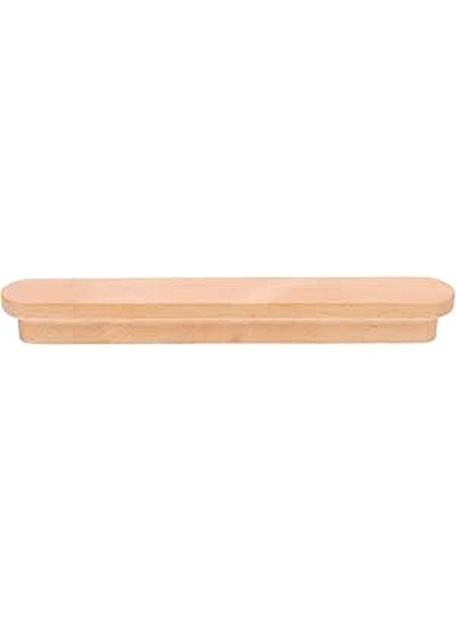 Wooden T Shape Cabinet Pulls 160mm Hole Spacing Beech Drawer Handles For Kitchen Dresser Bathroom - Image 1