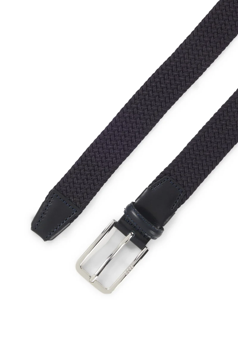 بوس حزام منسوج بلمسات جلدية