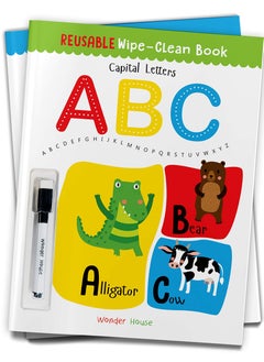 Reusable Wipe And Clean Book - Capital Letters : Write And Practice Capital Letters