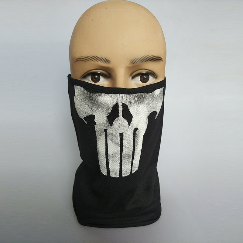 Generic New Call of Duty Game Skull Cover Ghost Mask Halloween Mask Quick-Dry Riding Sun CoverMesh B21 Mesh B21