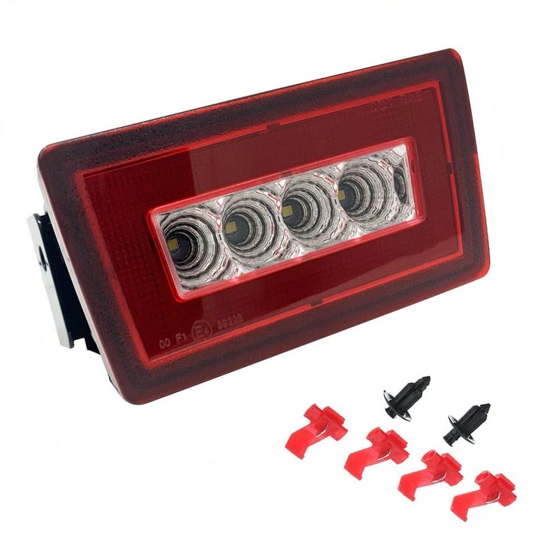 csslyzl 3In1 LED Rear Bumper Fog Light Tail Brake Lamp Backup Reverse Light Kit Compatible with Subaru Impreza WRXSTIXV Crosstrek 2011up Red Lens