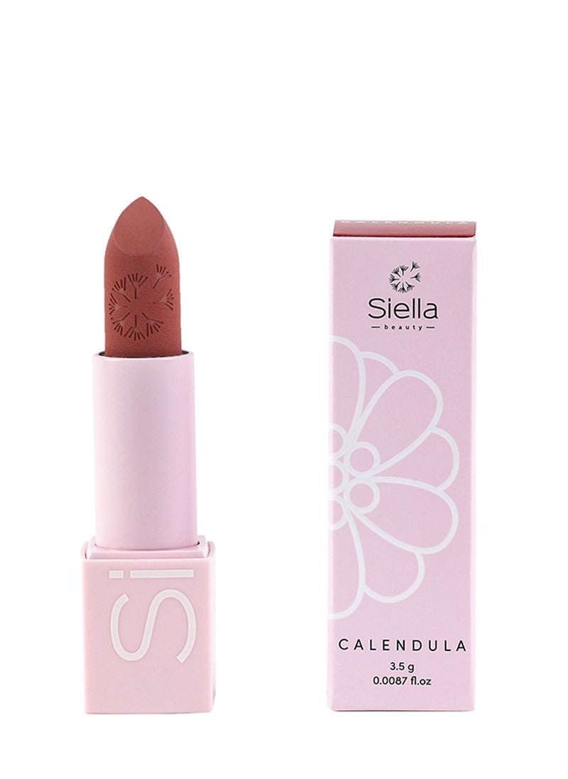 Siella Beauty Calendula Flower Power Matte Lipstick, Upto 10hr Long Lasting Lipstick, Made In italy  - Image 1