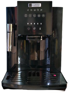 automatic coffee maker, 19 bar espresso coffee maker with coffee grinders and LCD touch screen 1200 W